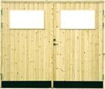 furupanel utsida / kryssfanér insida GS1 klarglas