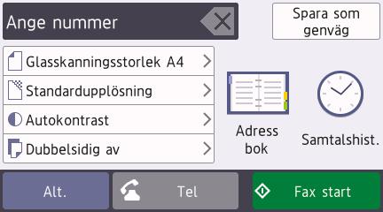 6 Fax Innan du faxar Störning på telefonlinje/voip Om du har problem med att skicka eller ta emot ett faxmeddelande på grund av troliga störningar på telefonlinjen, eller om du har ett VoIP-system,