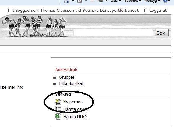 gröna sökrutan för fler urvalskriterier.