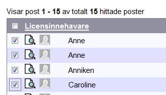 registrerade som preliminära.
