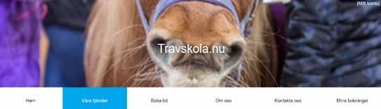 Tidsbokning online Måndag-torsdag samt lördagar 10-1 är det Drop-in för barn och vuxna i Travskolan.