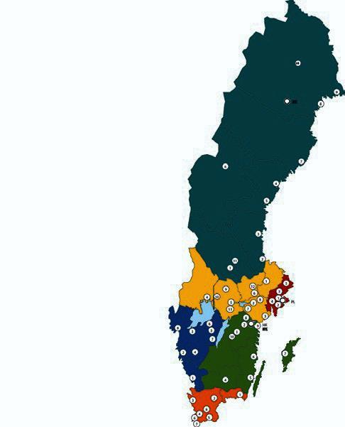 Årligen skriver vi in: häkte: 10 000/år anstalt: 8 500/år Kriminalvården Sex regioner Sex verksamhetschefer en vårdgivare Häkten (ca 2.