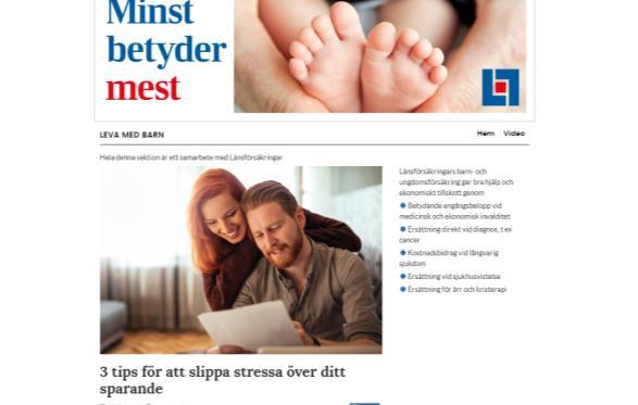 Native advertising är en långsiktig strategi för att bygga varumärke. Vad? 18 nativeartiklar löpande på partnersidan på Allt för föräldrar. Hur?