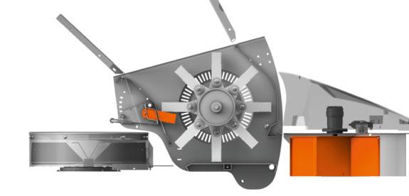 BaseCut-halmhack fungerar som standard i Fendt IDEAL med 56 knivar.