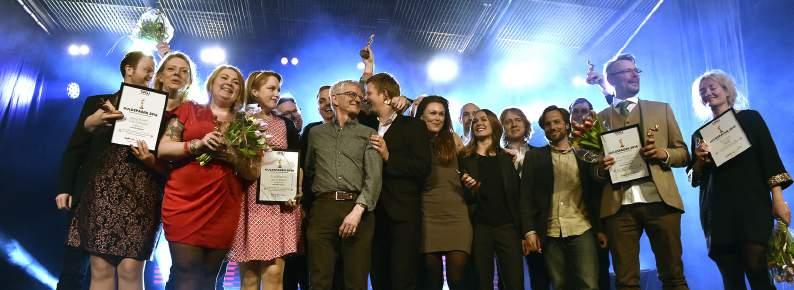 VERKSAMHETSBERÄTTELSE 2017 GULDSPADEVINNARNA 2016 (DELADES UT VID GRÄV 17 I UPPSALA) FOTO: FGJ - NOELLA JOHANSSON Etermedia Lokal: Hem till varje pris Tina Enström och Jenny Widell, SVT Nyheter Öst