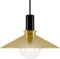 Ljuskälla Inkl. energisnål, designad kallkatodslampa i något av två utföranden (Standard=7,7W, 350 lm och Globe=7,9W, 400 lm), ljusfärg 2300K. Färgåtergivning CRI > 80. Livslängd: 25 000h.