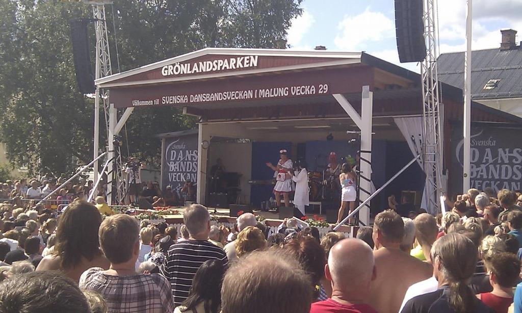 band som uppträdde den här dagen (bl.a. Larz Kristerz), men den största