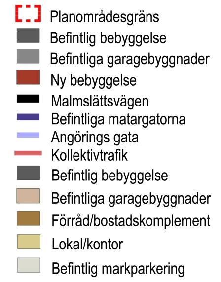 gaturummt framstår som obbyggt och öd md bristand trygght.