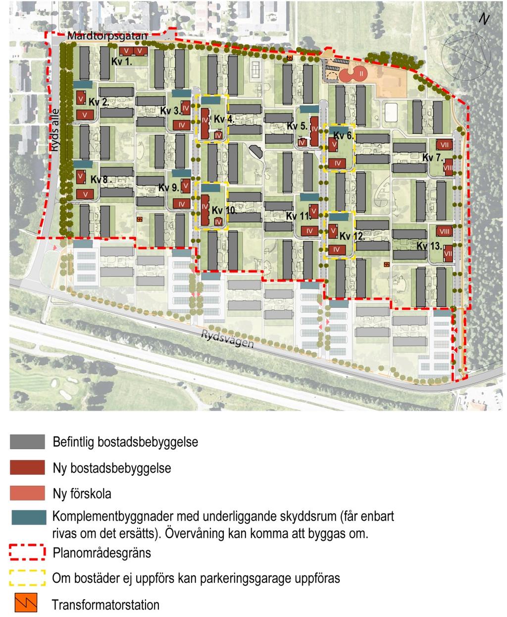 gnom att onvrtra dlar av d bfintliga marparrinfarna till bostadsgårdar. Dn nya struturn i Ostbrican möjliggör båd bostadsrättr och hyrsrättr som lägnhtsupplåtlsformr.