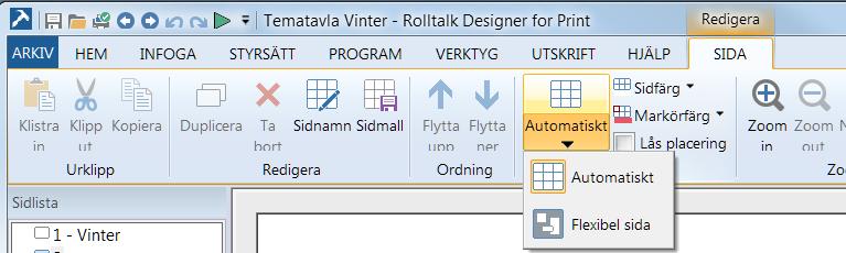 flexibel sida. Gå till Skapa Flexibel sida på sida 21.