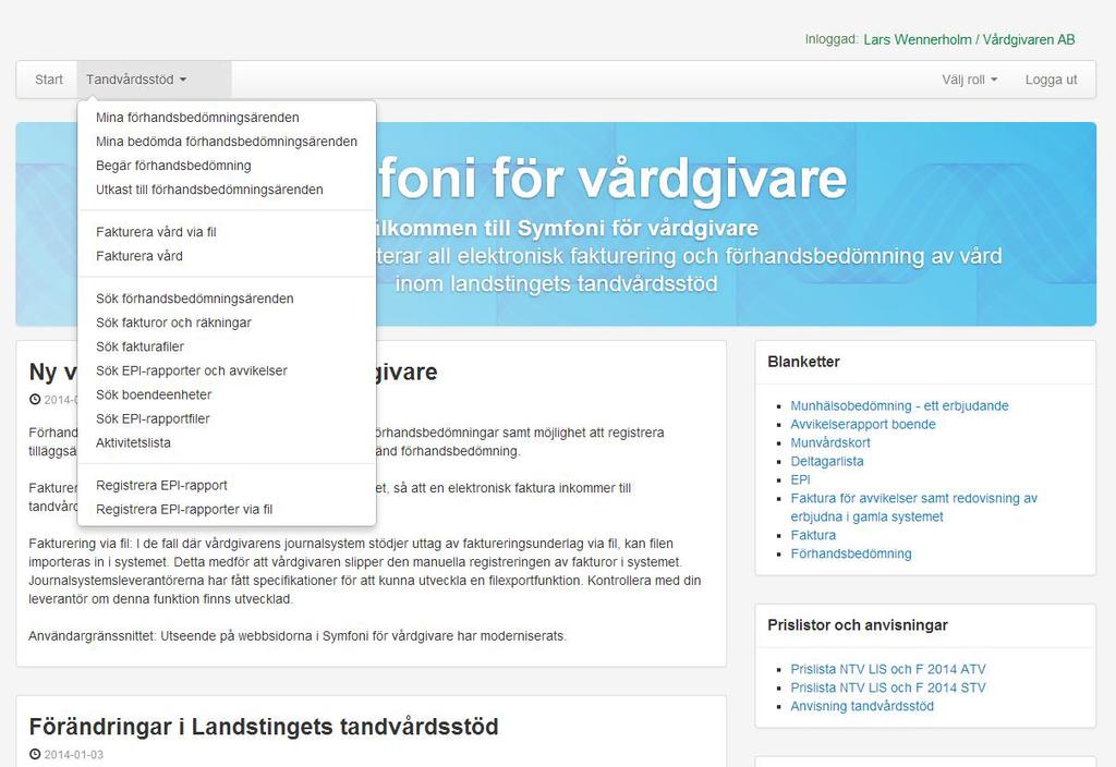 1.1.1. Registrering av förhandsbedömning Registrera förhandsbedömning 1.