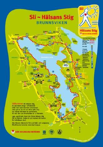 2.6.6 Rekretion och friluftsliv Runt hel Brunnsviken löper hälsns stig som erbjuder en nturskön promendsling.