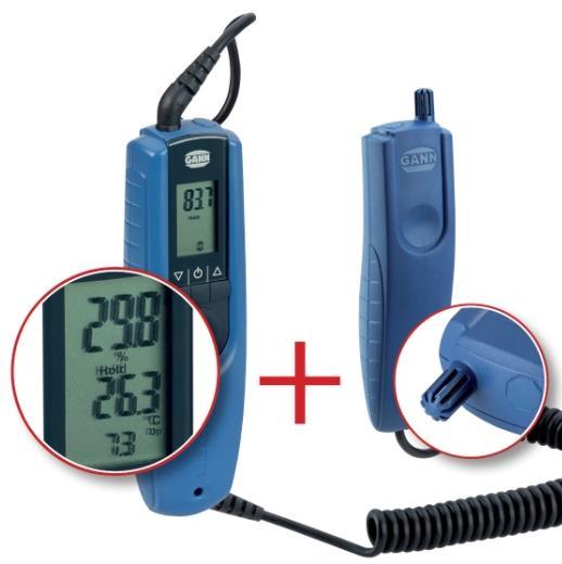 Användningsinstruktioner och tillbehör 4.2.2 Aktiv elektrod RF-T 28 BL Den aktiva elektroden RF-T 28 BL är en exakt termohygrometer med många olika användningsområden, t.ex. lägenhetsövervakning, klimatteknik, tryckerier, lagerhallar etc.