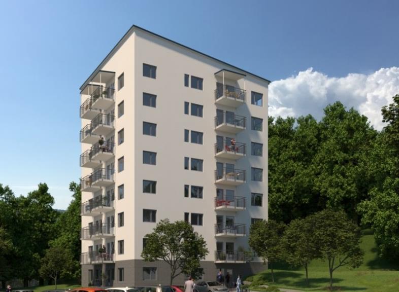 Förtätningsprojekt Vid sidan av värdeskapande investeringar och social förvaltning bedrivs förtätningsprojekt på befintlig mark för ökad uthyrbar yta och attraktivare områden.