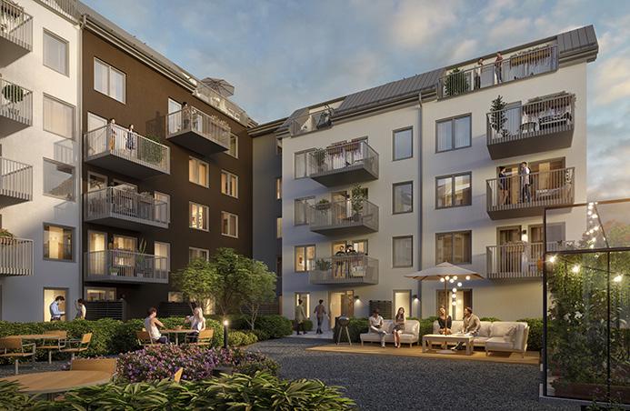 Våra marknader Exempel på projekt som startades detta kvartal I Sverige riktar sig Bonavas erbjudande både till konsumenter och till investerare med såväl flerbostadshus som småhus.