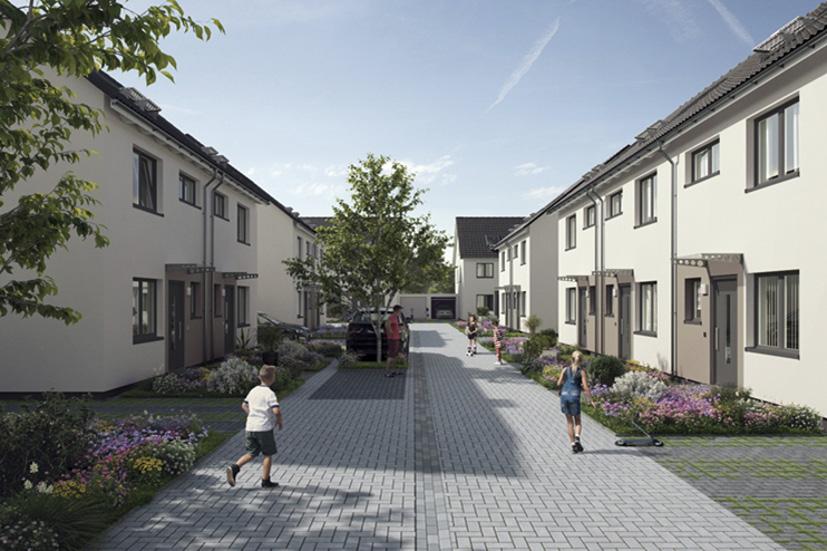 MÄRTAS BERSÅ Projektstart: Q3 Läge: Stockholm, Sverige Bostadstyp: Flerbostadshus Antal bostäder: 14 hem till konsumenter Svanenmärkta bostäder nära såväl naturområden som Sollentuna Centrum.