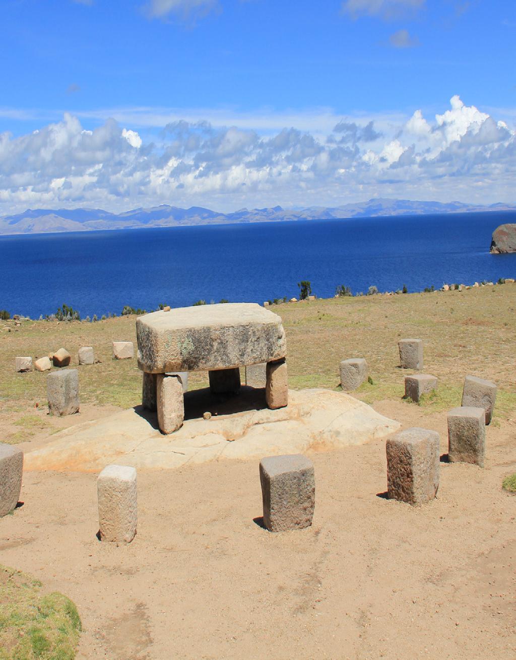 Dag 12: Solön Vi gör en heldagsutflykt till den vackra Solön i Bolivia som imponerar med terrassodlingar och enorma vyer.