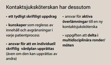 Vården ska även ge rehabiliteringsinsatser för att förebygga och reducera de fysiska, psykiska, sociala och existentiella följderna av en cancersjukdom och dess behandling.