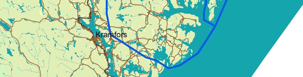 En motsvarande beräkning har gjorts tidigare men då med en annan gränsdragning av delområdena. Tabell 1. Delområden med ingående Älgskötselområden som ingå i analysen.