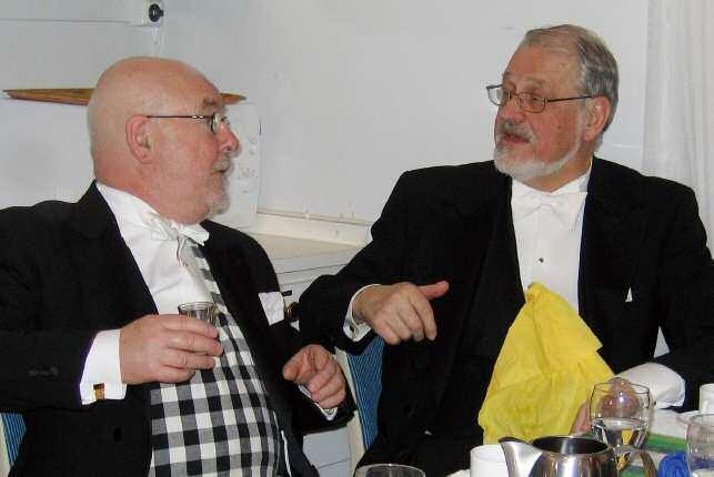 7 Bo Landén och CMhm Leif Gentzel. Ej med i bild: YV Arne Andersson, IV Mats Gustafsson o. CMtm Mats Nyqvist.