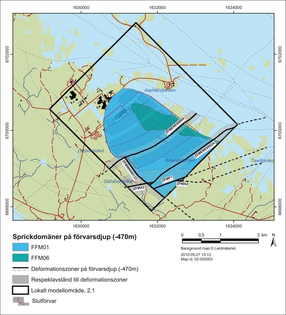 7(22) Figur 2-3. Kärnbränsleförvarets referensutformning vid ansökanstillfället.