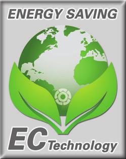 Infälld Windbox EC Energisnåla luftridåer Egenskaper Utrustad med lågenergifläktar med EC teknik, sparar upp till 45% av energiförbrukning utan att minska luftflödet.