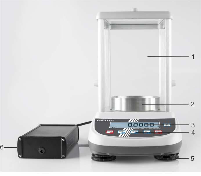 3 Apparatöversikt 3.1 Komponenter ALJ 200-5D modell Pos.
