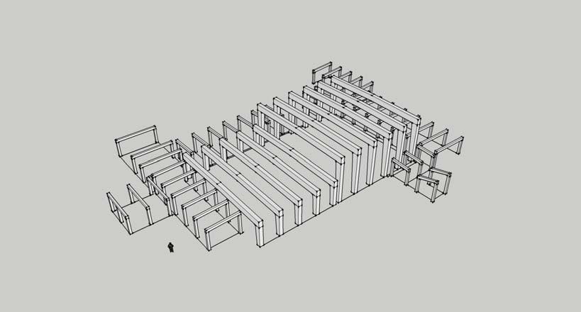 Tidig modell av ugnshall Sketchup blev ett nytt verktyg för