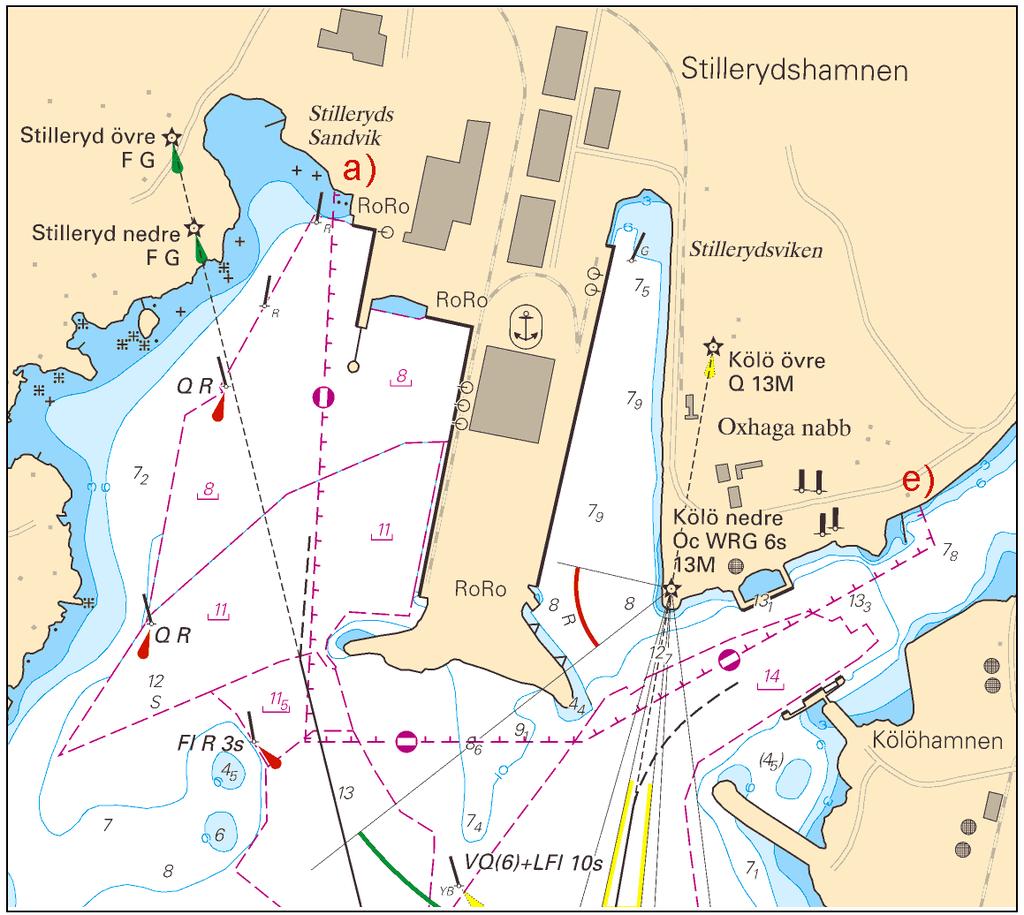 2015-04-16 9 Nr 542 Förbudsområde, Stillerydshamnen Länsstyrelsen, Karlskrona. Publ. 15 april 2015 * 10278 Sjökort: 7421 Sverige. Södra Östersjön. Karlshamn. Oljehamnen.