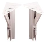 (höger) och 5200/L-B (vänster) Standard tvättställ- Svart metallic stödhandtag 1000 x 500 mm Tillbehör för tvättställ 5200 5207-02 Bano monteringsfästen med höjdjustering