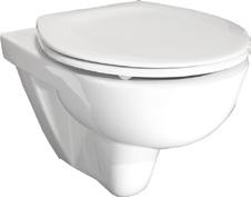 B BANO Bano WC-skål och toalettsits Vägghängd WC-skål för kassett/ cistern eller fixtur Banos WC-skålar är ergonomiskt utformade så att man sitter tryggt och bekvämt.