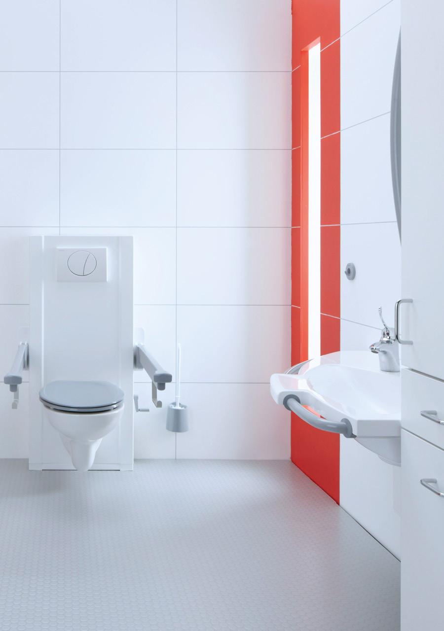 B BANO Innehåll Höjdjusterbar toalett... 4-7 Hygientvättställ med höjdjustering... 8-10 Standardtvättställ... 11 Universaltvättställ... Standard HC-tvättställ... 12-13 14-15 Duschsits.