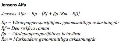 I Scholz och Wilkens (2005) studie berättar de att de inte kan ge svar på vilken av dessa två mått som en investerare bör välja för att utvärdera fonder men de menar på att om den ena fonden är