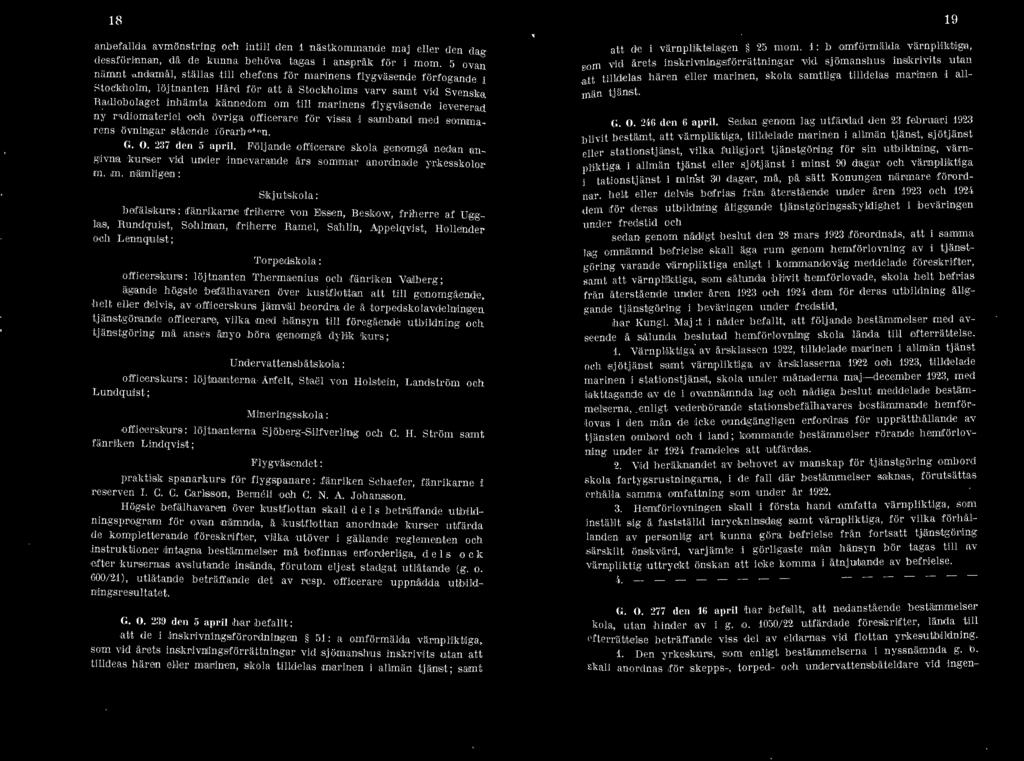 E Argangen Kungliga Brev Generalorder Mm Pdf Gratis Nedladdning
