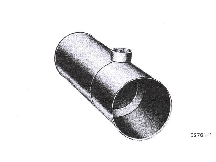 Fig 4.3 Volymflödesmätare För att omvandla tryckskillnadsmätningarna över strypflänsen till ett flöde används följande samband[6]. π d q = k 4 2 2 p ρ ekv.