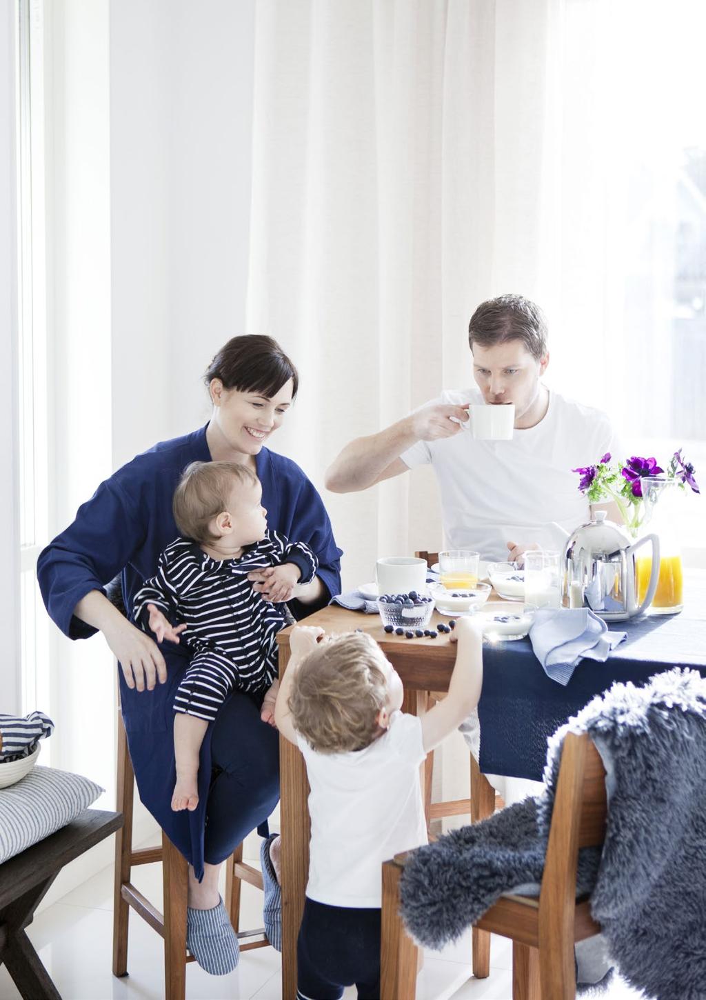 Vi bygger hus som tål livet Vi vet att en bra hemkänsla är något av det viktigaste som finns. Det är i hemmet familjemiddagar, fester, fredagsmys och långa sovmorgnar utspelar sig.