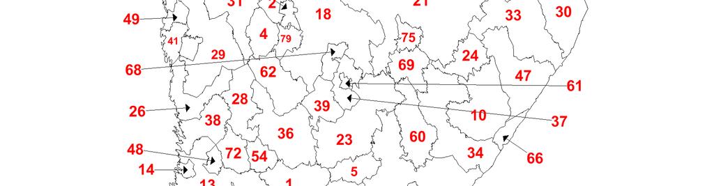 28 (52) Utifrån kriterierna kan man tillräckligt detaljerat särskilja regionala marknader som har olika konkurrensvillkor.