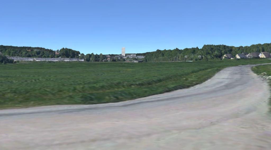 Studie av utökad byggnadshöjd för punkthuset kvarter 14 Kongahälla Bild 23.