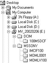 Om filen spelas upp direkt från skivan kan det hända att det uppstår avbrott i bilden och ljudet. Det går att titta på bilder via en USB-anslutning på en Windows-dator (sidan 49).