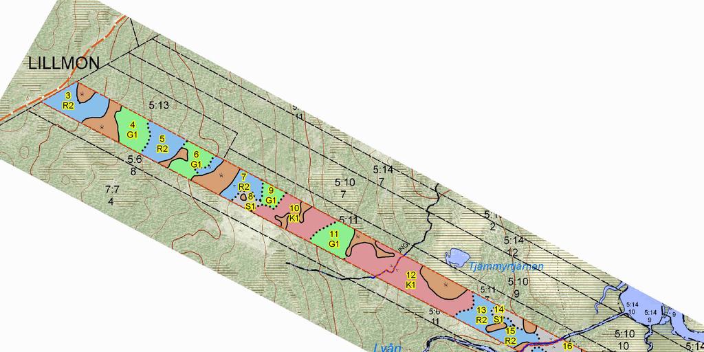 Huggningsklass Kalmark/föryngring Ägoslag Röjningsskog Gallringsskog