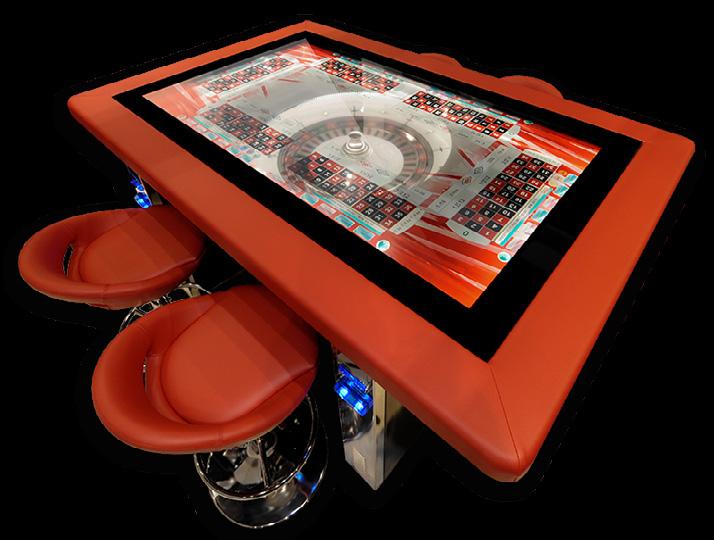 social spelupplevelse. Tangiamo Crystal Roulette Vid den stora spelmässan ICE på London Excel i februari 2017 lanserades Tangiamos senaste produktnyhet.