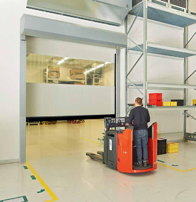 Flexibla snabbrullportar Innerport V4015 SEL Alu-R med innovativ rörmotor och sidopartier av aluminium Porttyp V 4015 SEL Alu-R Tack vare den effektiva, innovativa