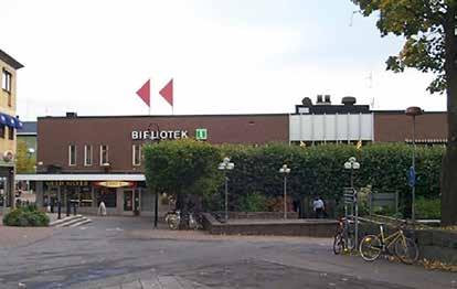 Bergemelska fastigheten, Kungsvägen. Bibliotek fram till februari 1943 Ekeliden, Centralplan.