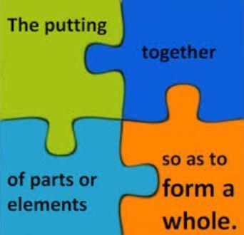 units, such as particles, parts, or bodies (Stedman's