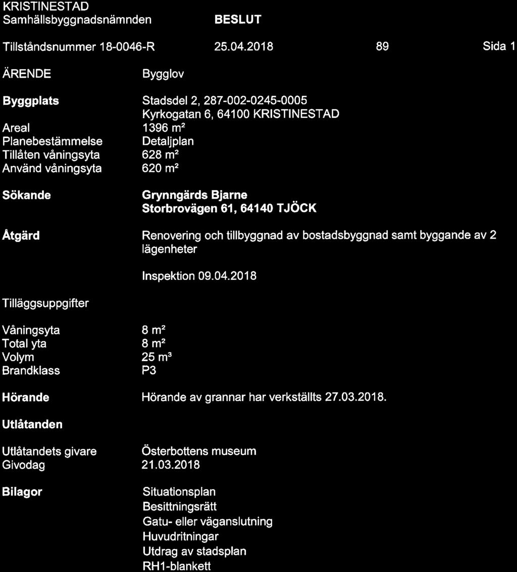liite: Bygglovsansökan
