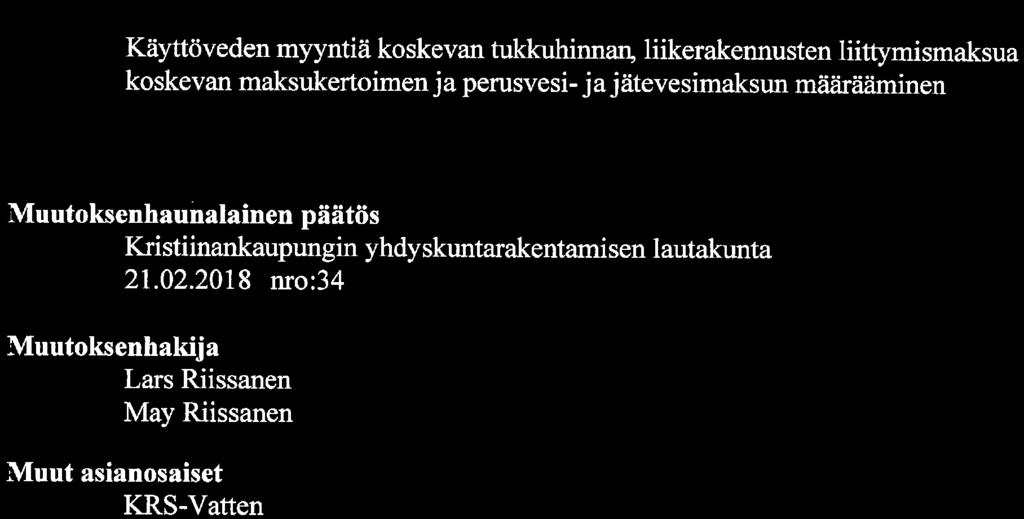 liite: VFD Riissanens
