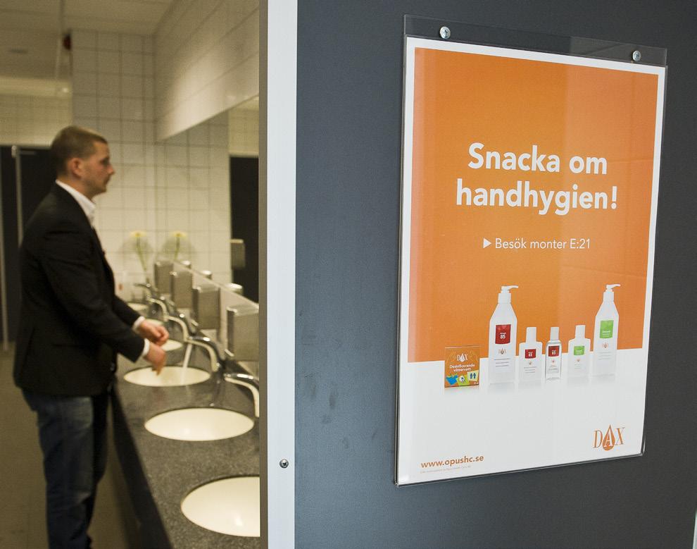 TOALETTER, ÖVRE PLAN WC-skyltar På respektive dam/herrtoalett finns totalt 50 st reklam-platser för
