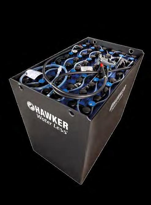 AVANCERADE BATTERILÖSNINGAR WATER LESS Water Less ger mer flexibilitet och frigör tid tack vare de längre påfyllningsintervallerna på fyra, åtta eller tretton veckor beroende på laddningsteknik.