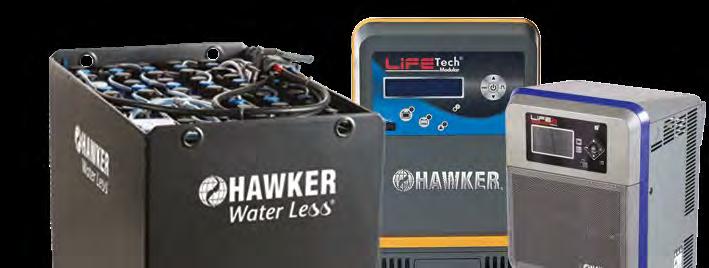 TILLVAL Hawker Aquamatic TM : Med hjälp av vattenpåfyllningssystemet Aquamatic kan du fylla på alla battericeller från en central plats via ett integrerat system.