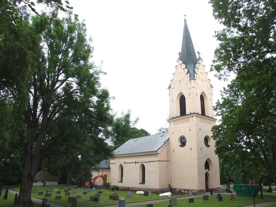 Bakgrund Enåkers kyrka Enåkers kyrka är en relativt stor sockenkyrka som till det yttre präglas av nygotikens stilideal.